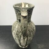 Former Pottery Pitcher DUBREUIL Ceramics Vintage Skis