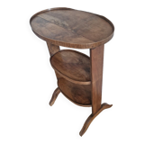 Antique walnut pedestal table furniture