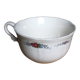 Ecru cup with flowers Alsace Sarreguemines pottery