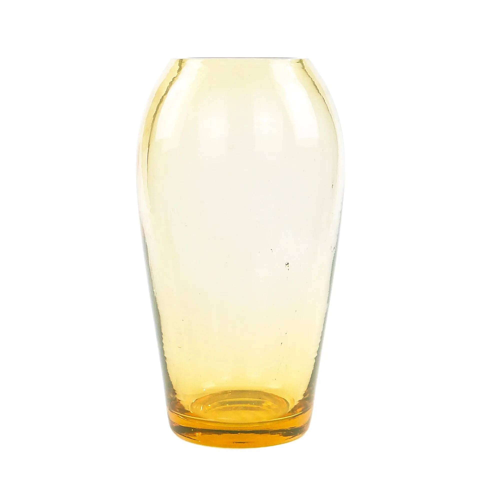 Modernist vase, uranium glass, Moser, Czechoslovakia, 1930s