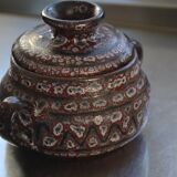 Ceramic pot with lid by Jean Austruy Vallauris
