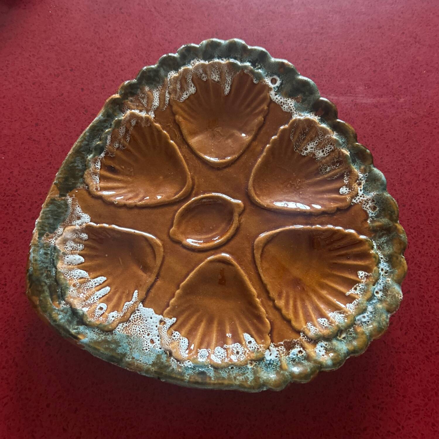 Oyster plates sars potteries