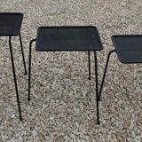 3 Soumba nesting tables by Mathieu Matégot, c. 1953