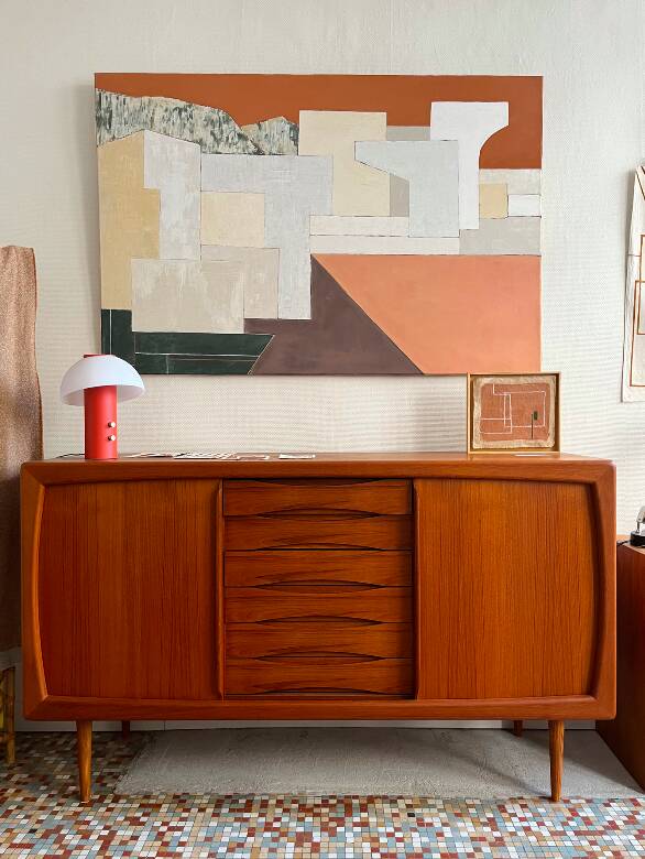 Vintage teak sideboard