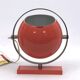 Stilux Milano model Saba, orange globe table lamps from 60s. Set of two