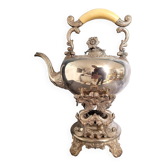 Silver-plated metal samovar kettle, 19th century