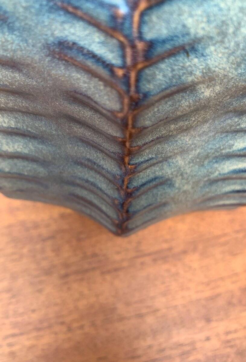 Vintage German brutalist ceramic gourd vase by Heinrich Fuchs for Luisenburg, 1970s.