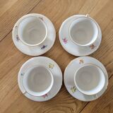 4 Royal Epiag cups and saucers