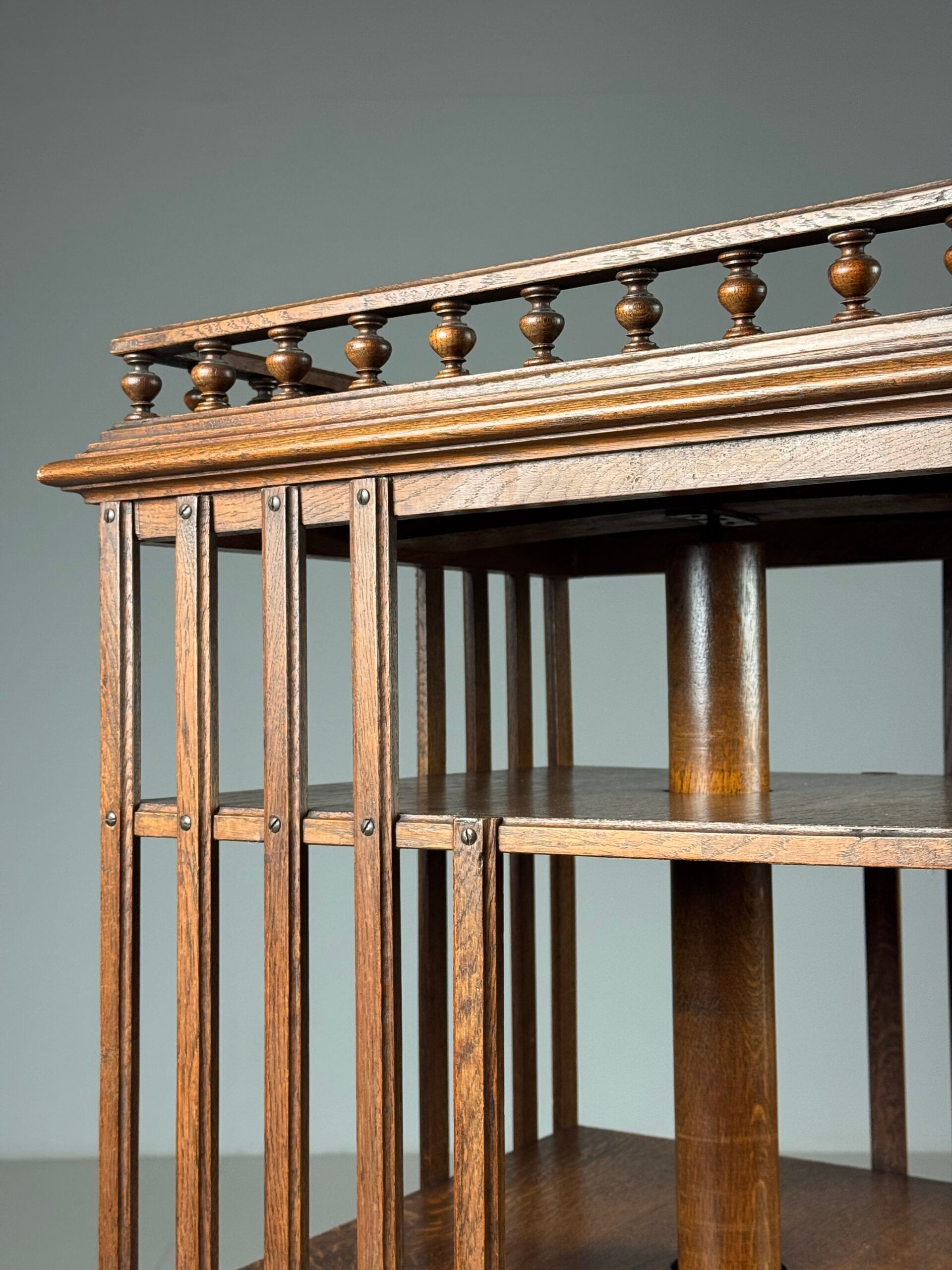 Oak book carousel ca. 1900