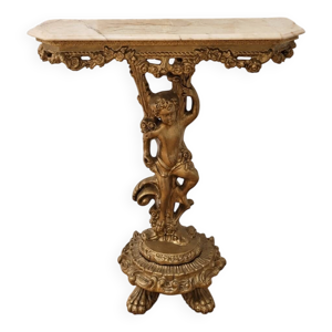 Console antique sculptée