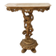 Cherub carved antique console