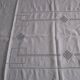 Nappe ancienne brodée - monogrammée:300x160cm