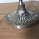 Paire de lampes style art deco en métal argenté