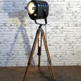 Projecteur de théâtre sur trépied vintage, années 1960