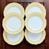 6 assiettes à dessert anciennes