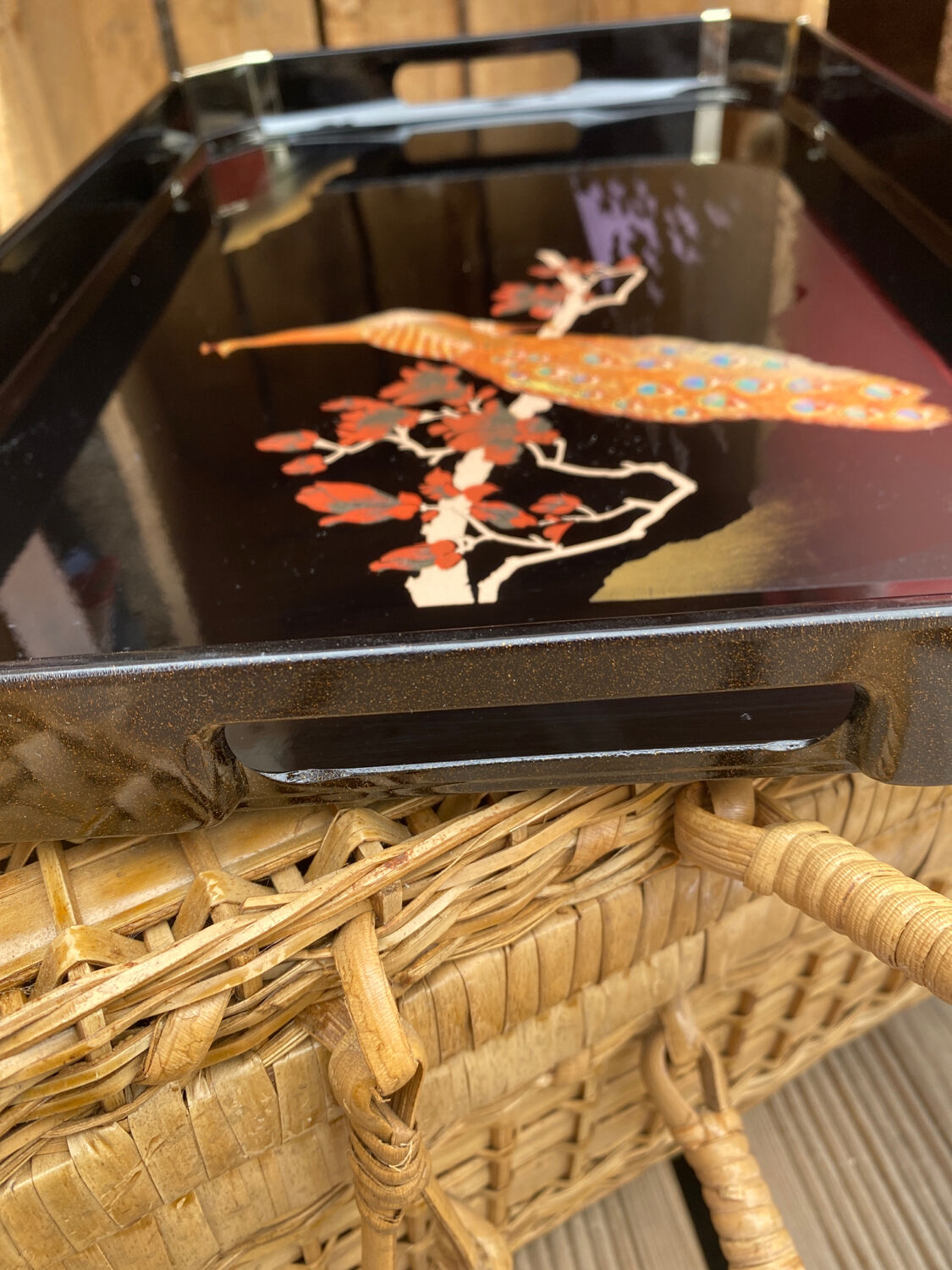 Japanese lacquer tray