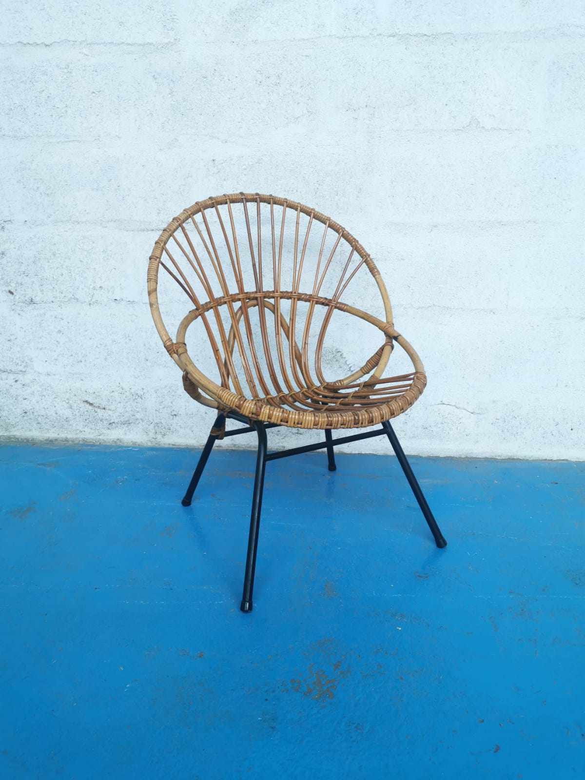 Rattan armchair 1960
