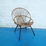 Rattan armchair 1960