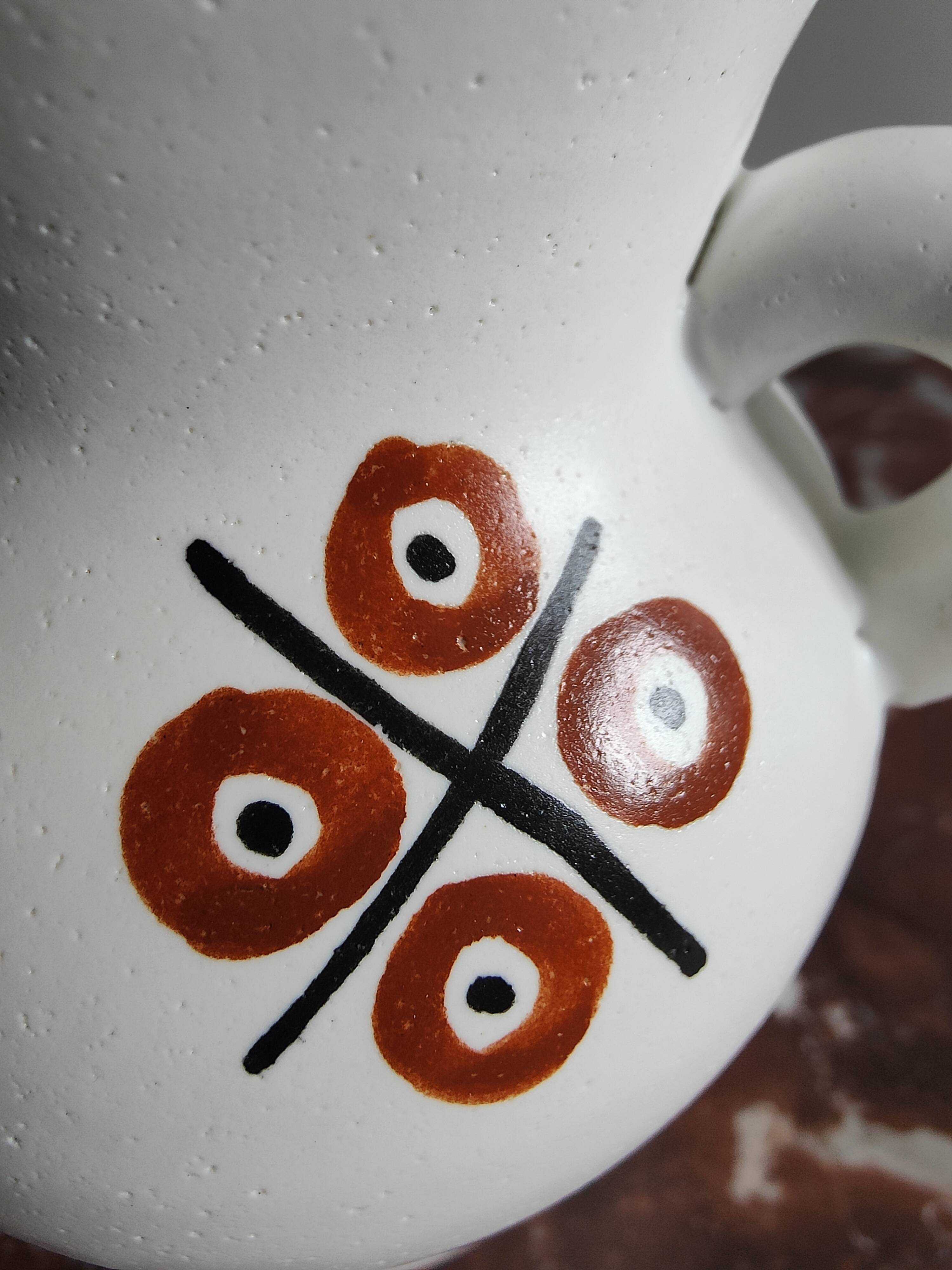 Unique piece, André Baud ceramic vase for Vallauris, 50s-60s