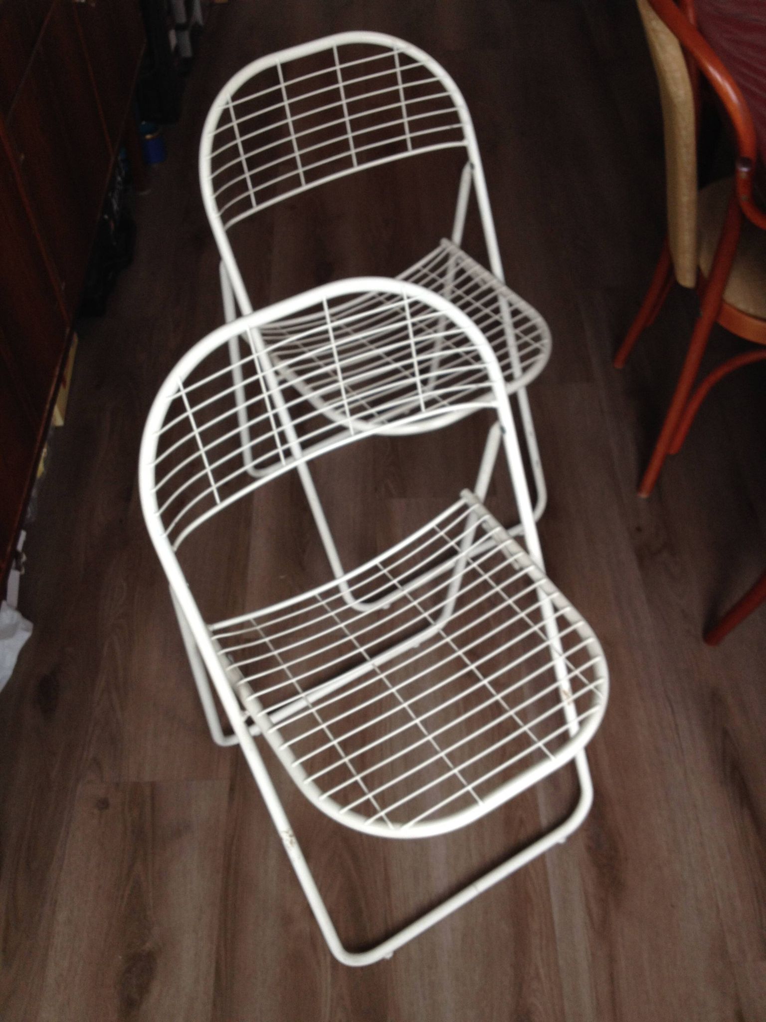 Paire de chaises pliantes vintage IKEA "Ted" – Niels Gammelgaard – 1980