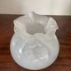handmade blown glass ball vase Maure Vieil