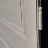 Cupboard door h221xl89.5cm old paneled, molded