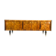 Art deco style in walnut bramble sideboard 1950