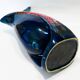 Vase Vallauris forme libre moderniste 1950-60 Bleu rouge