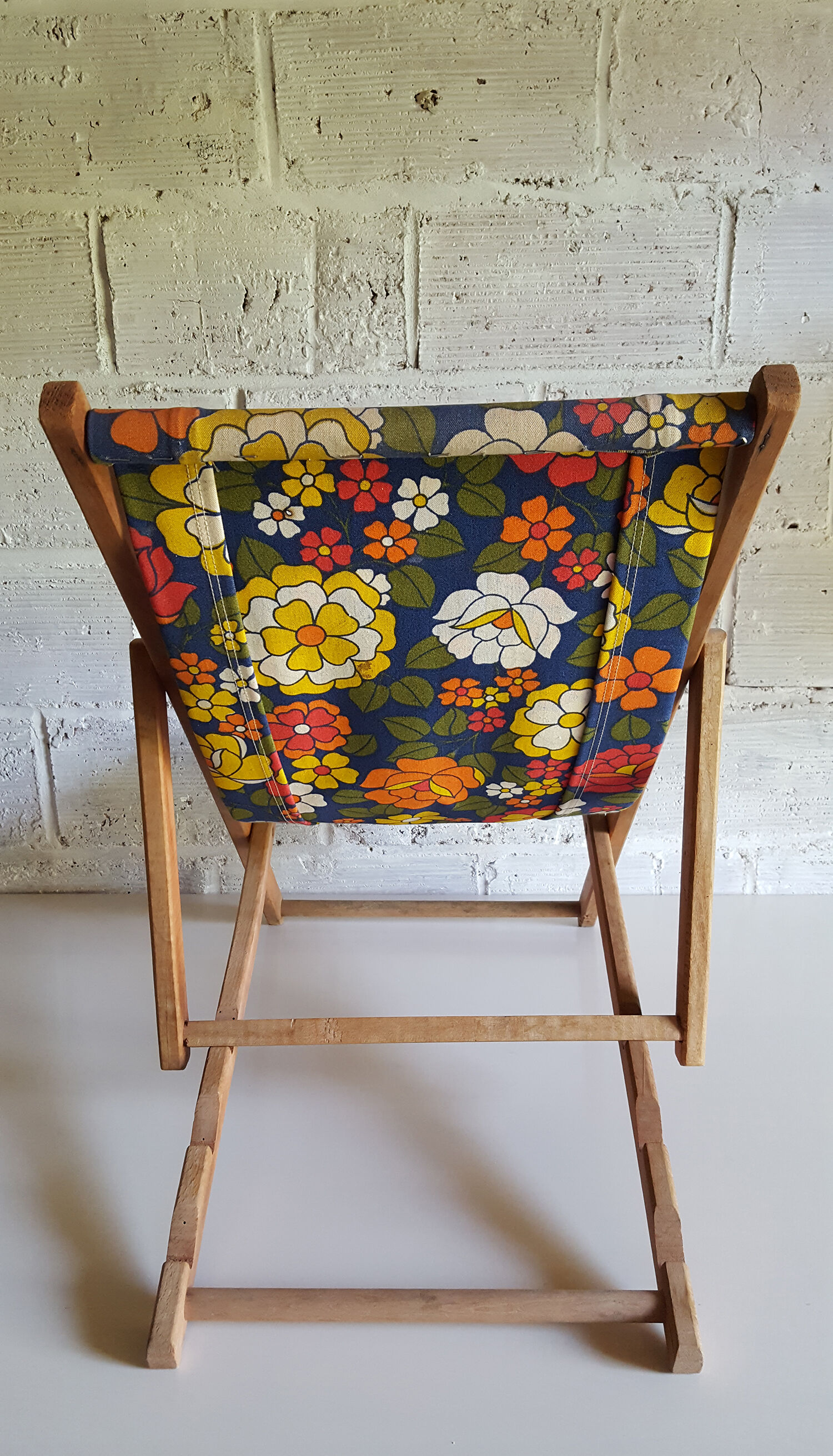 Chaise longue enfant vintage