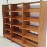 Vintage wooden modular bookcase