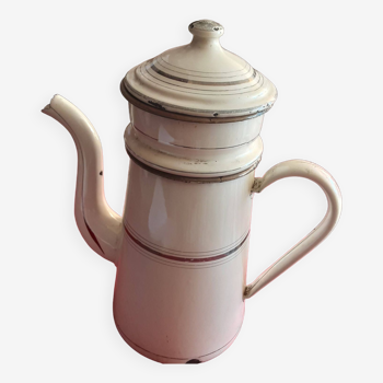 Cafetiere emaille ancienne