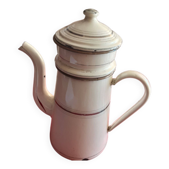 Old enamel coffee pot