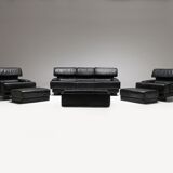 Living room set by Percival Lafer in leather Lafer SA Brazil