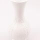 Vase en porcelaine blanche vintage Royal Porzellan Royal Bavaria KPM avec motifs texturés