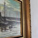 Marine painting oil painting on signed canvas