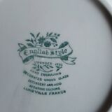 4 Lunéville "English Style" soup plates