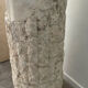 Vintage travertine column 70s-80s