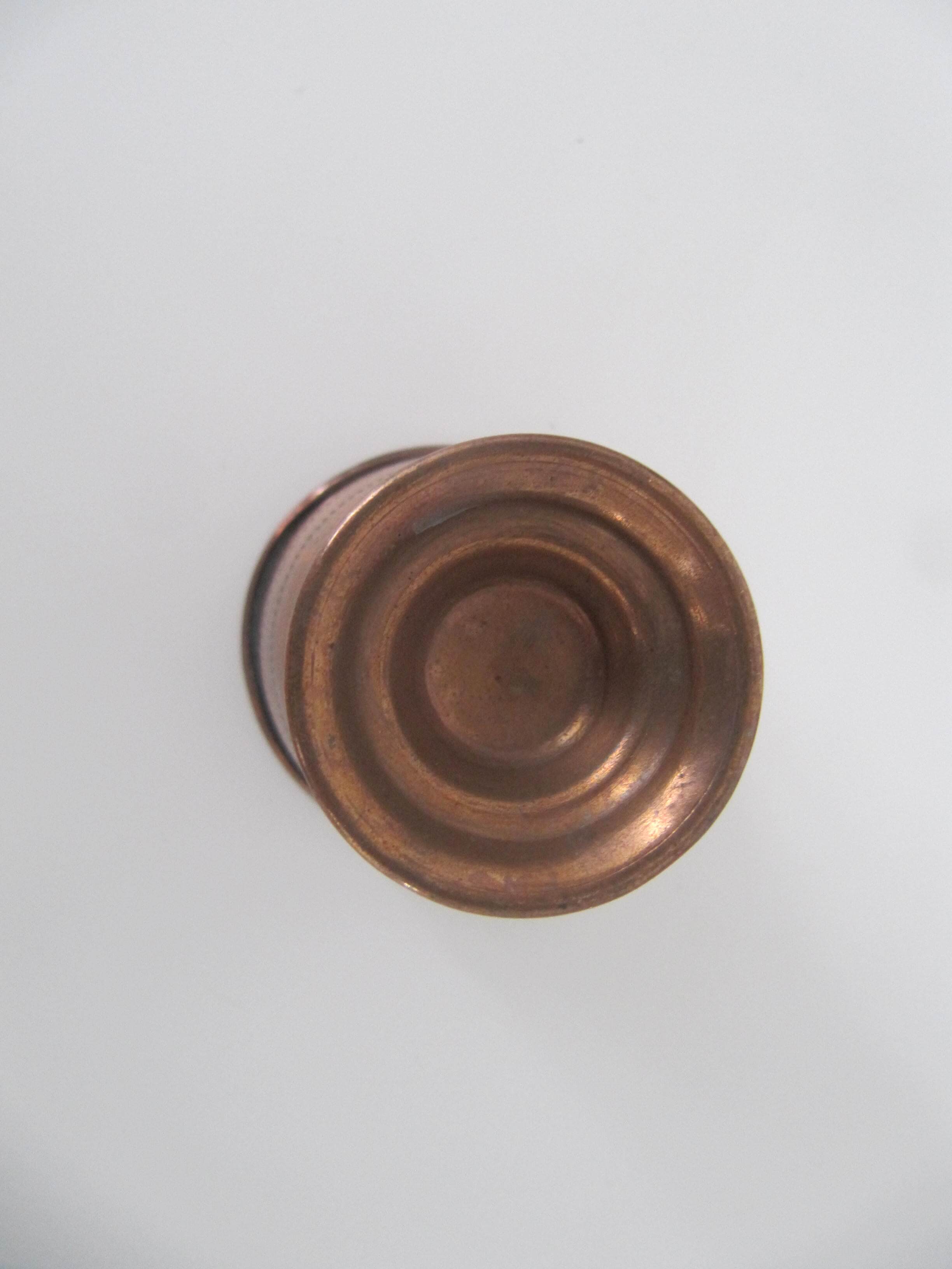 Lot de 6 coquetiers en cuivre