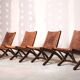 Set of 4 Angel’s Pazmino folding chairs, 1960’s