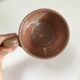 Set of 5 handcrafted ceramic mugs – terracotta