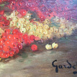 Still Life with Fruits. Oil on canvas by Jean-Baptiste GARDEL.