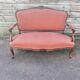 Banquette de Style Louis XV en noyer
