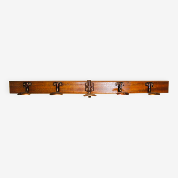 Vintage school coat rack 1 meter