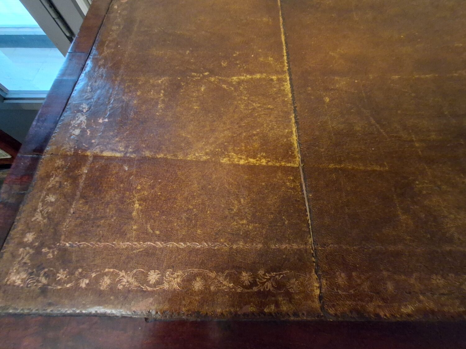 English buffet in mahogany