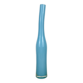 Blue glass vase