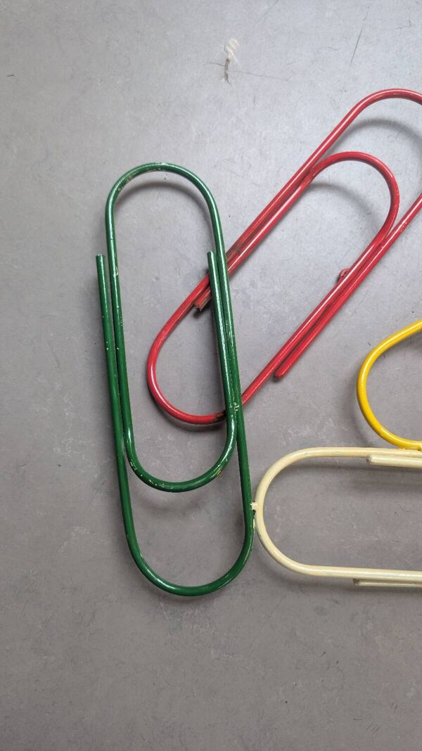 Porte manteau mural clip paper vintage année 80