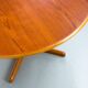Danish Round Teak Dining Table with Extensions by Gudme Møbelfabrik, 1970s