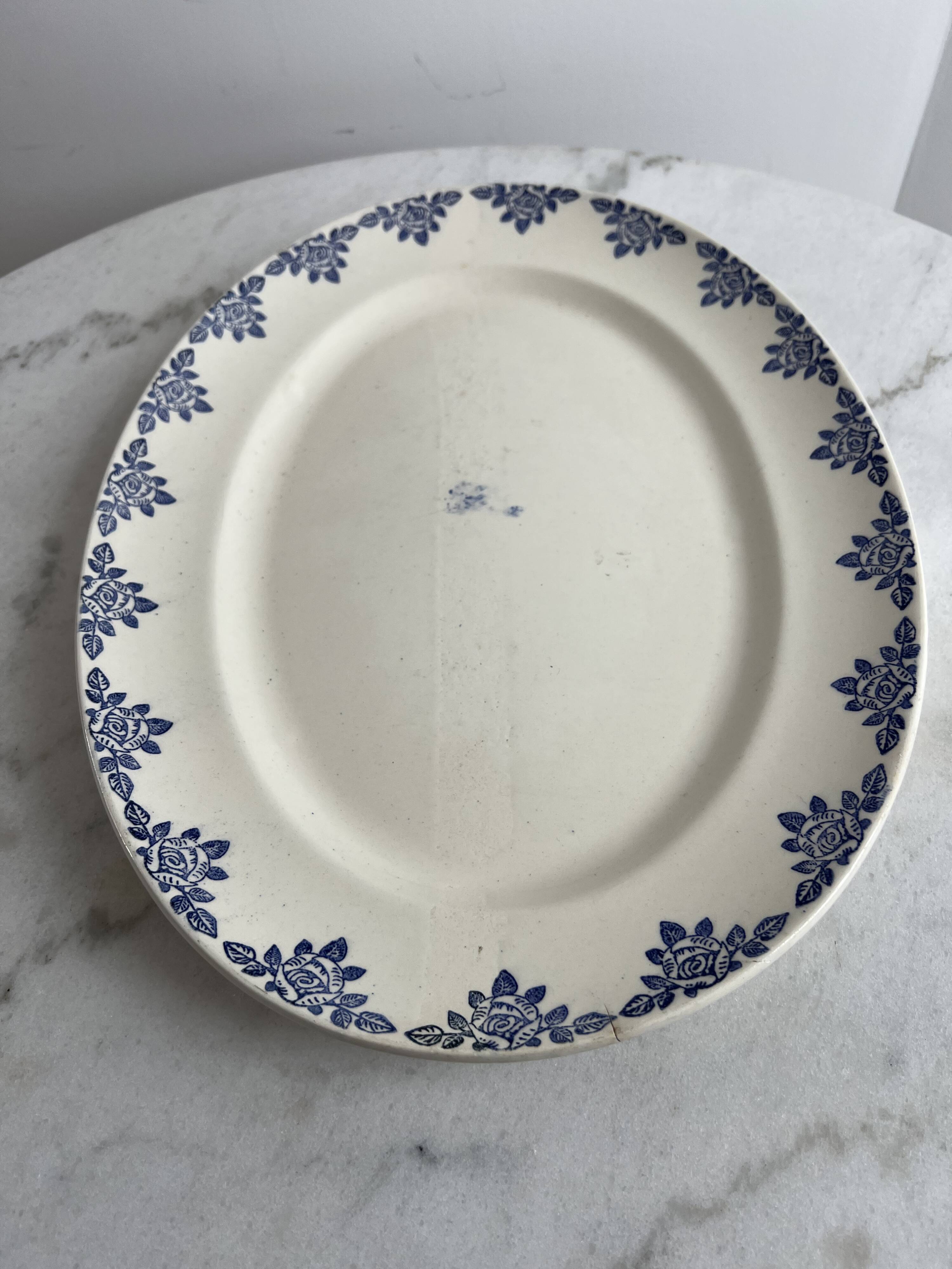 Large presentation plate HBCM France Terre de Fer