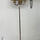 Vintage brass tripod floor lamp
