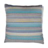 Cushion 42 cm x 42cm beige and blue